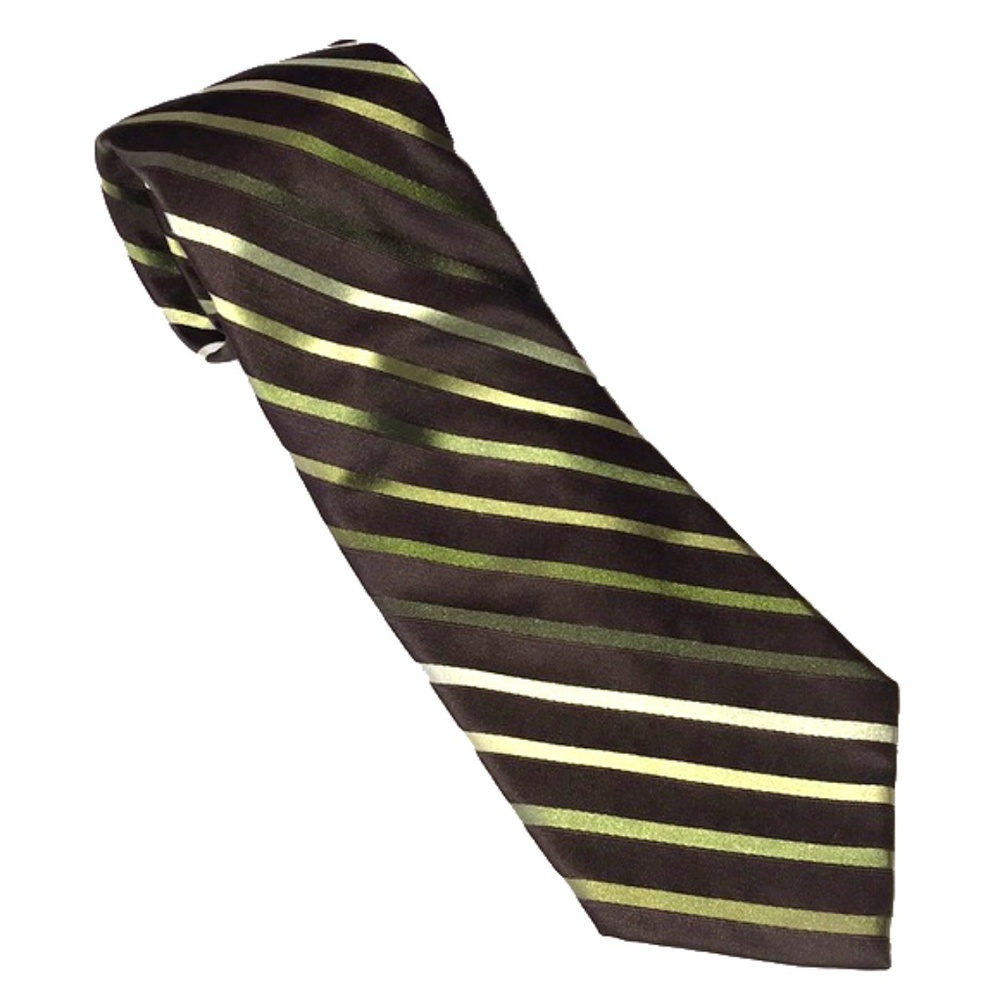 Express design studio gradient green and brown tie